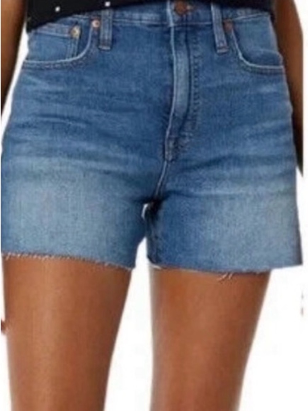 Madewell High Rise Denim Cut-Off Short
